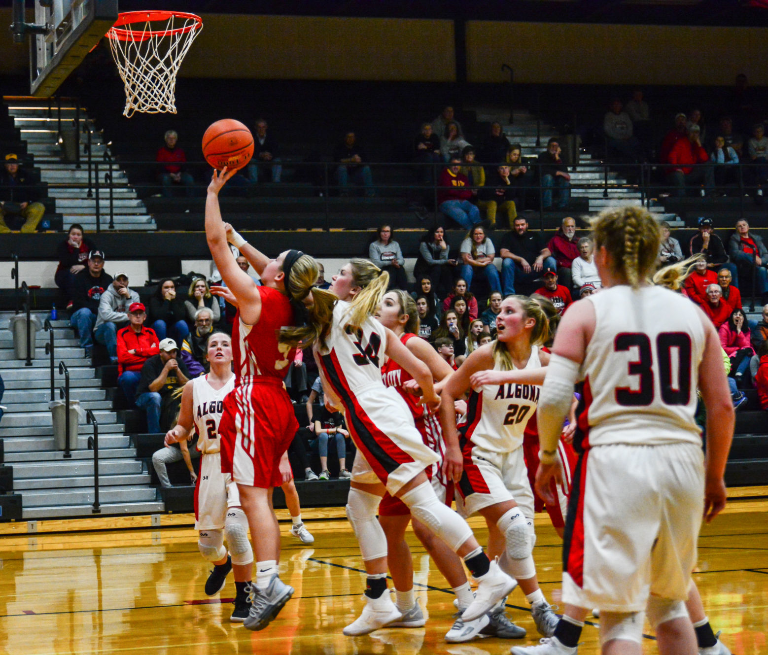 FC girls basketball vs. Algona 1